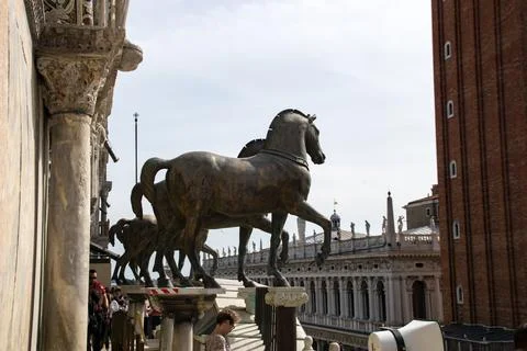 Horses of Saint Mark Stock Photos