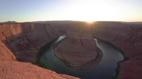 Horseshoe Bend 05 | Sunset | Colorado River | Arizona | 4K Footage Stock Footage 259928053