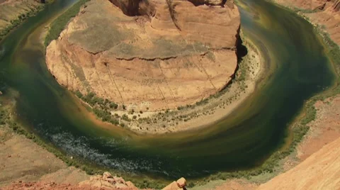 Horseshoe Bend Video stock 7899968
