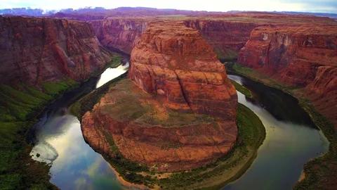 Horseshoe Bend Stock Footage 84344580
