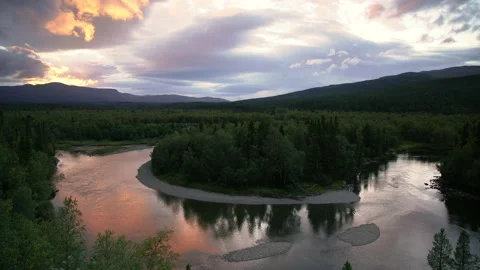 Horseshoe bend Stock Footage 156536775