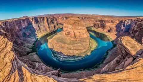 Horseshoe Bend. Stock Photos