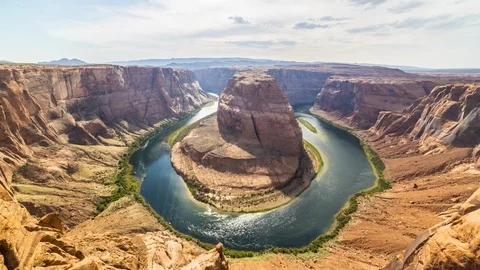 Horseshoe Bend Timelapse Stock Footage 87244166