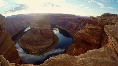 Horseshoe bend timelapse Stock Footage 108282707