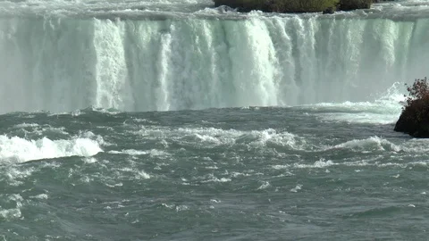 Horseshoe Falls Canada Stock Footage 121635692
