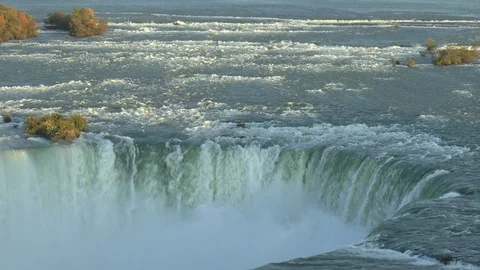 Horseshoe Falls Canada Stock Footage 121763879