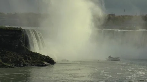 Horseshoe Falls Canada Time Lapse Stock Footage 129827431