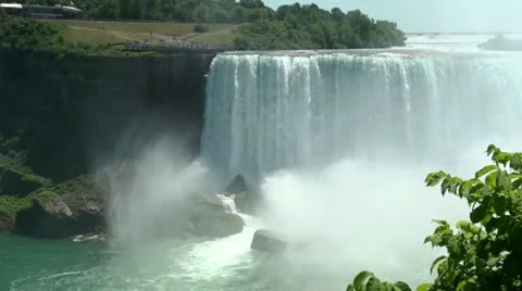 The Horseshoe Falls HD Stock Footage 11302862
