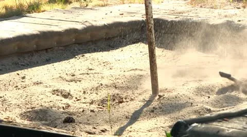 Horseshoe game; 2 Stock Footage 12251005