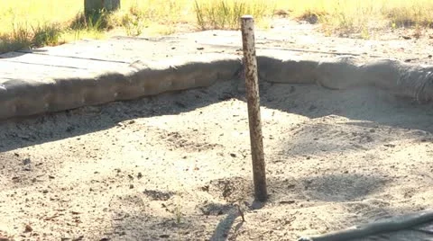 Horseshoe game Stock-Footage 12250794