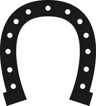 Horseshoe icon. Stock Illustration