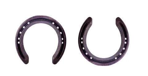 Horseshoe isolated on white background Foto stock