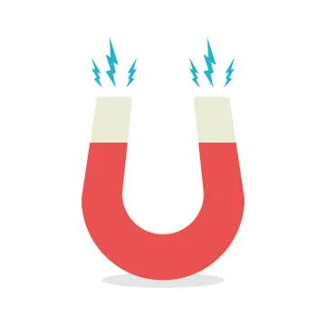 Horseshoe magnet Stock Illustration