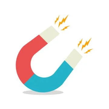 Horseshoe magnet Stock Illustration