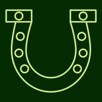 Horseshoe. St.Patrick s Day. Stock Illustration