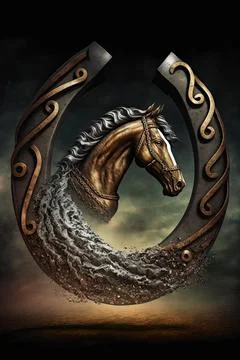 Horseshoes of speed Stock Illustration