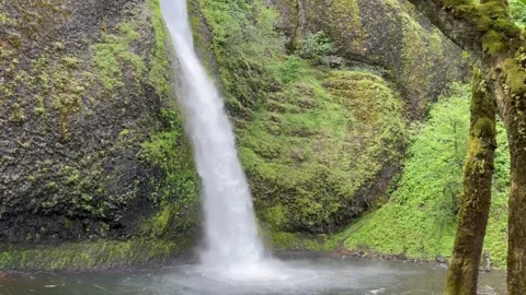Horsetail Falls Clip2 Video stock 276227258