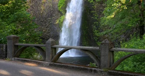 Horsetail Falls. Stock Footage 149012071