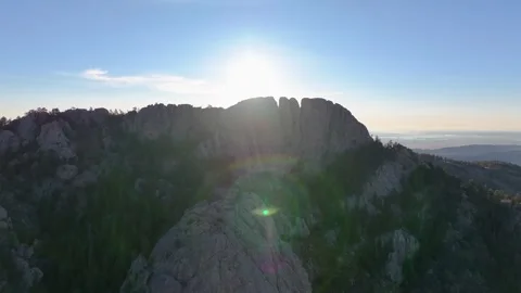 Horsetooth Mountain 02 | Open Space | Fort Collins, Colorado | 4K Drone Footage  Stock Footage 259860905