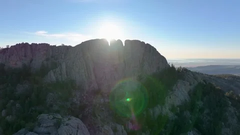 Horsetooth Mountain 05 | Open Space | Fort Collins, Colorado | 4K Drone Footage  Stock Footage 259860831