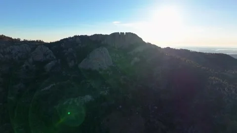 Horsetooth Mountain 07 | Open Space | Fort Collins, Colorado | 4K Drone Footage  Stock Footage 259860783