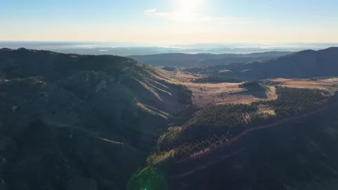 Horsetooth Mountain Open Space 02 | Fort Collins, Colorado | 4K Drone Footage Stock Footage 259860667