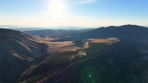 Horsetooth Mountain Open Space 03 | Fort Collins, Colorado | 4K Drone Footage Stock Footage 259860711