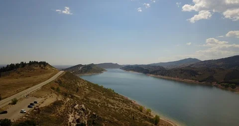 Horsetooth Reservoir 2 库存影片 101313528