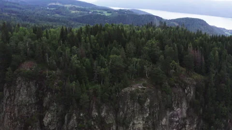 The Hortekollen Viewpoint in Norway Vídeo Stock 134207308
