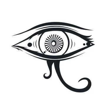 Horus eye Ilustração Stock