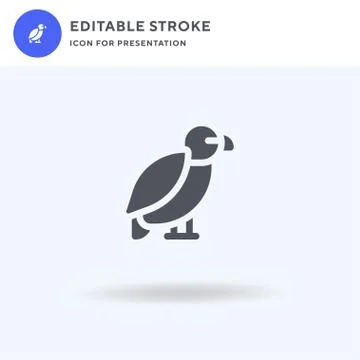 Horus icon vector, filled flat sign, solid pictogram isolated on white, logo Stock Illustration