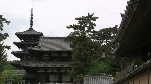 Horyuji Temple Video stock 776865