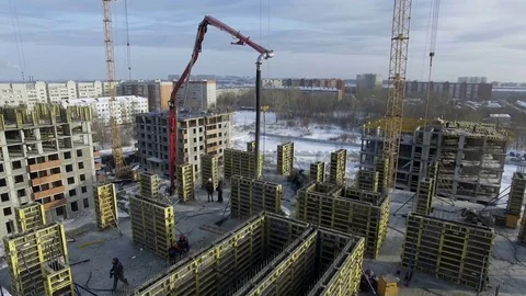 Hose falls down lower to the walls Stock Footage 82020103