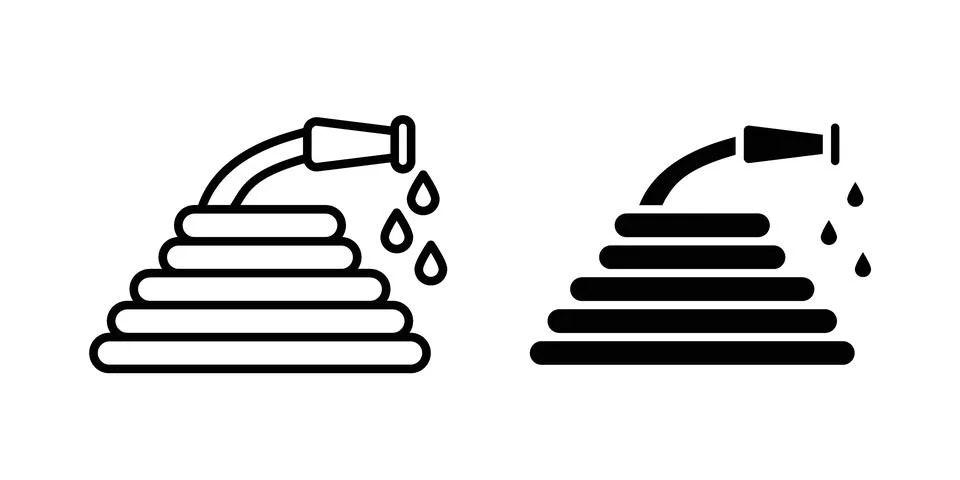 Hose icon design. Simple Vector illustrations.. イラスト素材
