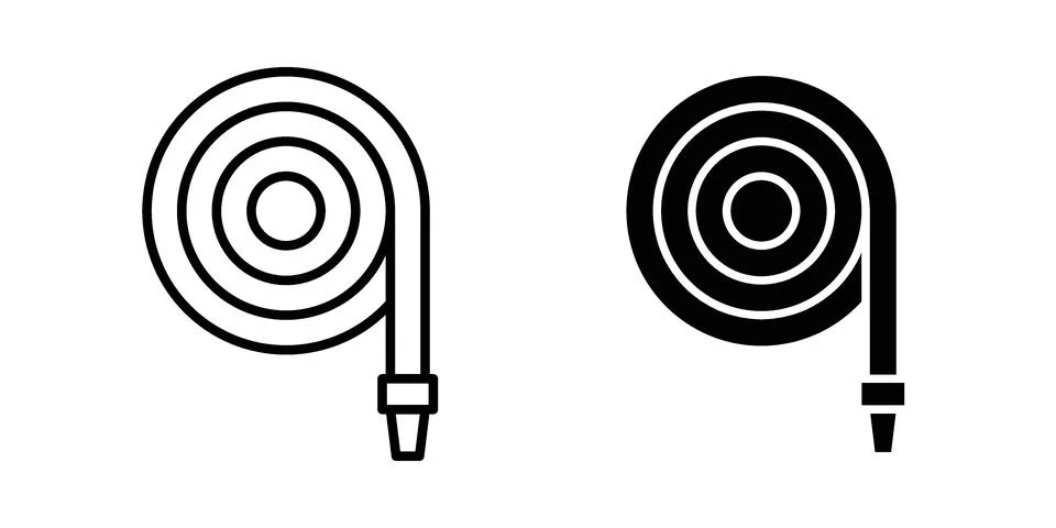 Hose icon set, collection of vector icons イラスト素材