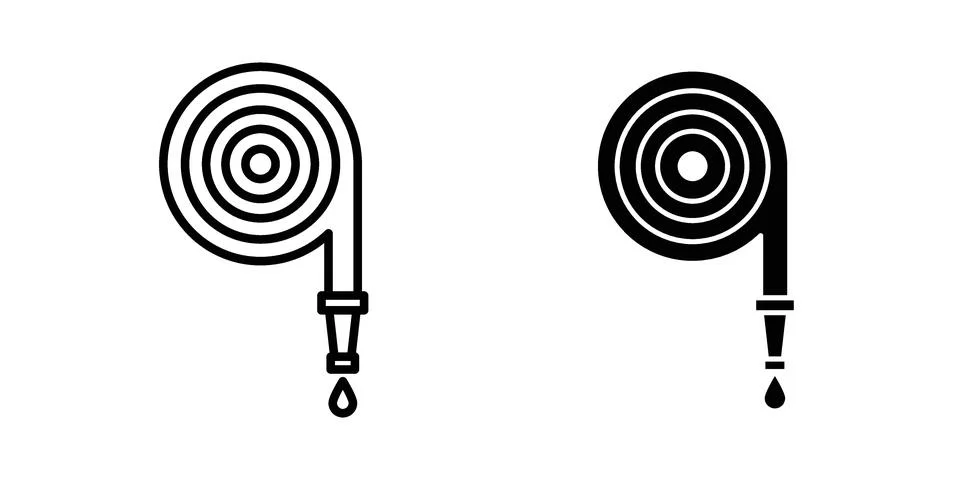 Hose icon set. Vector EPS 10 イラスト素材