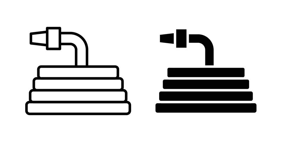 Hose icon vector design. EPS10 イラスト素材