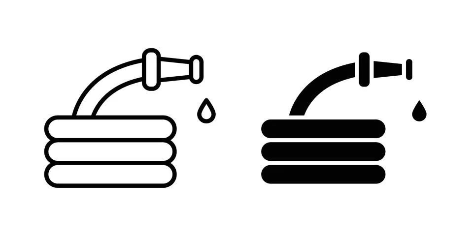 Hose icon vector design illustrations イラスト素材