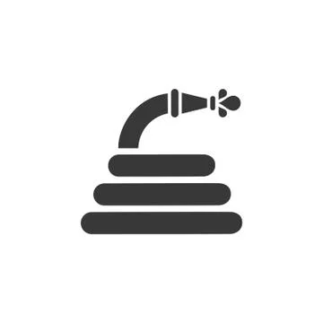 Hose. Isolated icon. Gardening vector illustration Stock Illustration