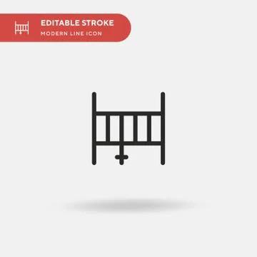 Hose Simple vector icon. Illustration symbol design template for web mobile U Illustrazione stock
