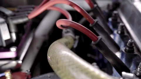 Hoses in engine 動画素材 45520955