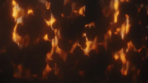 Hoshigaki persimmons drying on strings in warm light Stockbeeldmateriaal 332119865