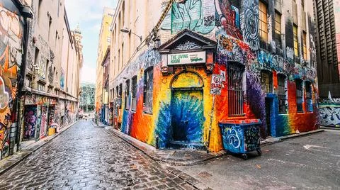 Hosier Lane Stock Photos
