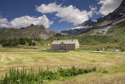 Hospice on the Simplon Pass Stock Photos
