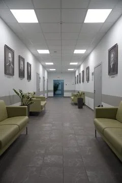 Hospiltal corridor Stock Photos