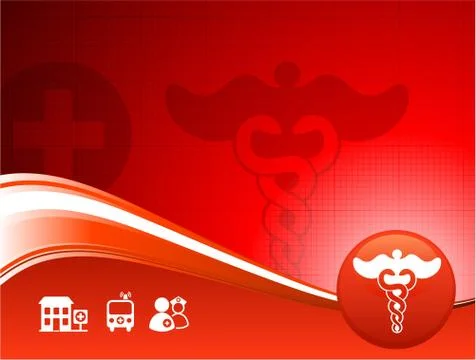 Hospital Background Stock Illustration