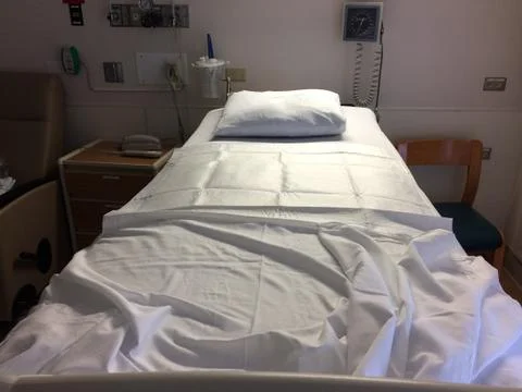 Hospital bed empty Stock Photos