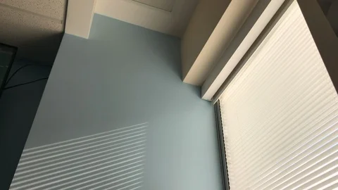 Hospital Bed Rays Of Light From Window On Wall Stock Footage 127422716