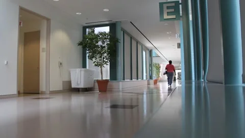 Hospital Corridor Stock Footage 2469310