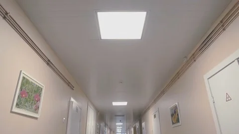 Hospital corridor Video stock 80536376